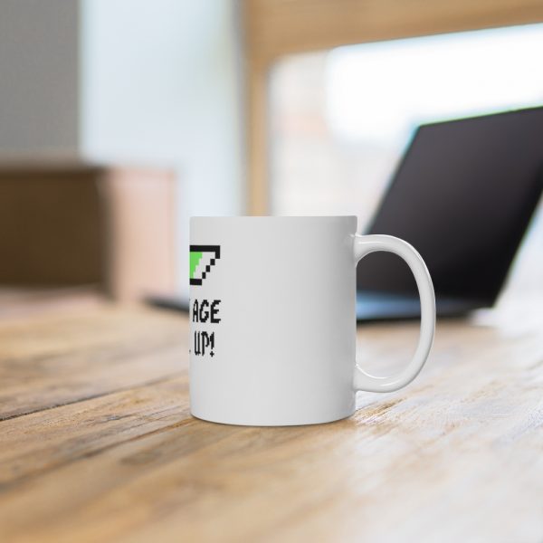 White Ceramic Mug - Image 4